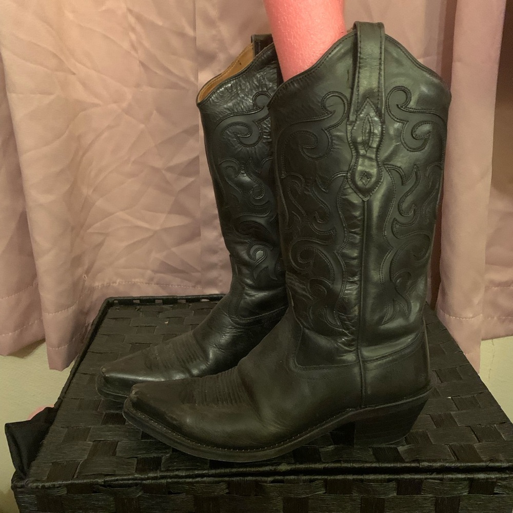 Black Western Cowboy Boots